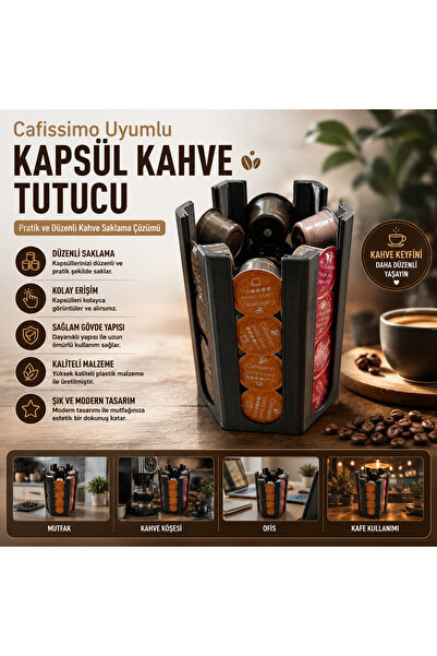 Memania Co Cafissimo Compatible Capsule Coffee Holder - Organizer