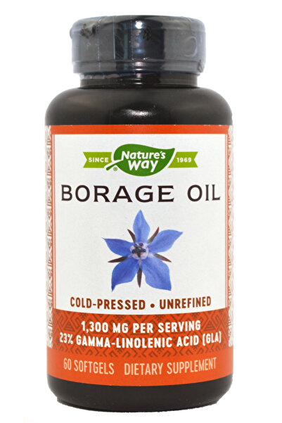 Nature's Way Borage (Limba-mielului) 1300mg EfaGold 60cps Secom,