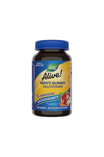 Nature's Way Alive Men’s Gummy Multivitamin 60 jeleuri Secom,