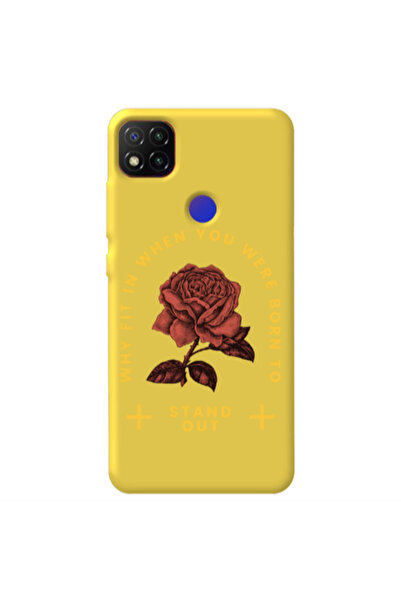 Other Xiaomi Redmi 9c Stand out Yellow Colored Silicone TPU Θήκη
