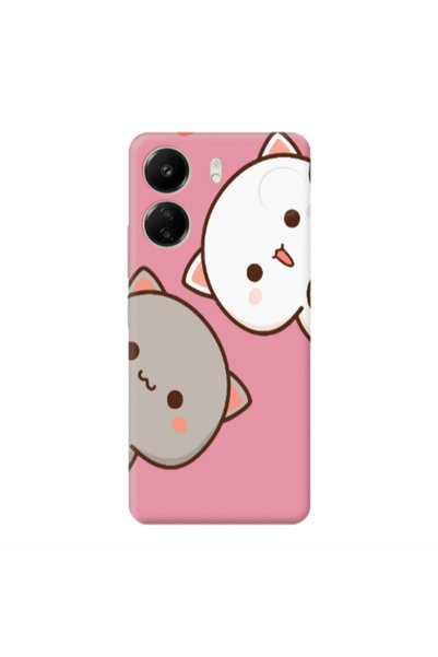 Other Xiaomi Redmi 13C We are here Pink Colored Silicone TPU Θήκη