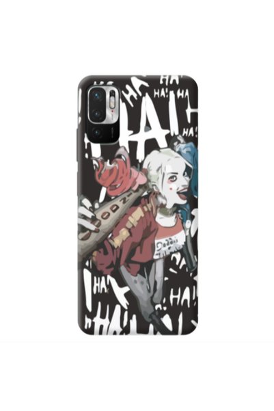 Other Xiaomi Redmi Note 10 Pro 5G Ha Ha Ha Black Colored Silicone TPU Θήκη
