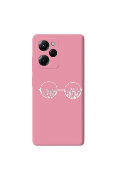 Other Xiaomi Poco X5 Pro Sunglasses Pink Colored Silicone TPU Θήκη