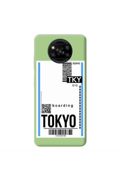 Other Xiaomi Poco X3 /X3 Pro Tokyo Boarding Light Green Colored Silicone TPU ...