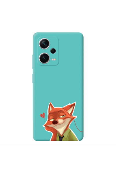 Other Xiaomi Poco X5 Valentines 15 Turquoise Colored Silicone TPU Θήκη