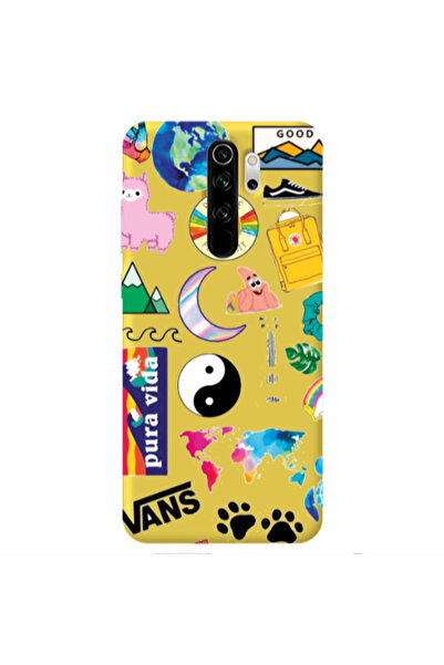 Other Xiaomi Redmi Note 8 Pro Vans Yellow Colored Silicone TPU Θήκη