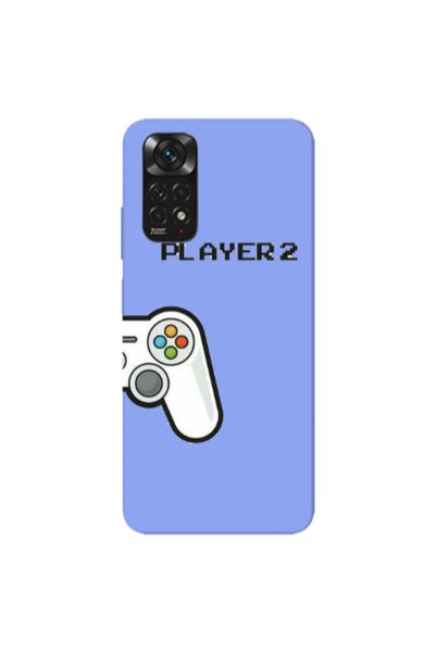 Other Xiaomi Redmi Note 11 4G Player 2 Light Purple Colored Silicone TPU Θήκη