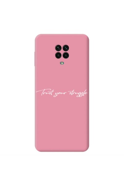 Other Xiaomi Redmi Note 9 Pro Trust your struggle Pink Colored Silicone TPU Θήκη