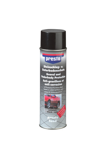 Presto Σπρέι Αντιδιαβρωτικής Προστασίας Μαύρο 500ml (306024)
