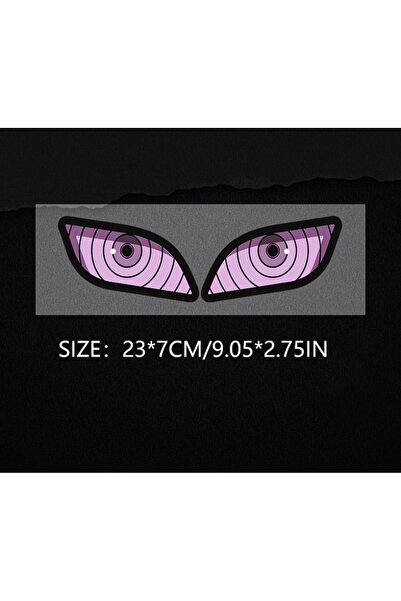 OEM Reflective Devil's Eye αυτοκόλλητο για κράνος-μηχανή κτλ - 23x7cm