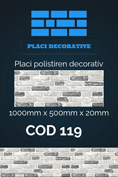 OEM Set 12 panouri decorative (6mp) polistiren model piatra