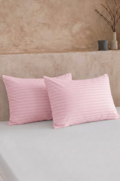 Nart Home Set od 2 pamučne satenske jastučnice sa prugama - 83 niti (210 TC) ...