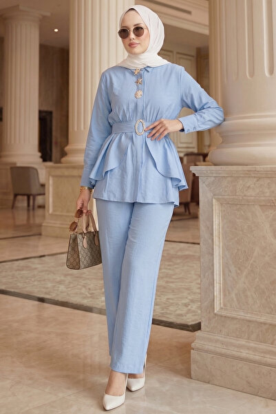 EBRUTESETTÜR Σετ δύο τεμαχίων Belden Allerlli με χρυσή καρφίτσα και παντελόνι...