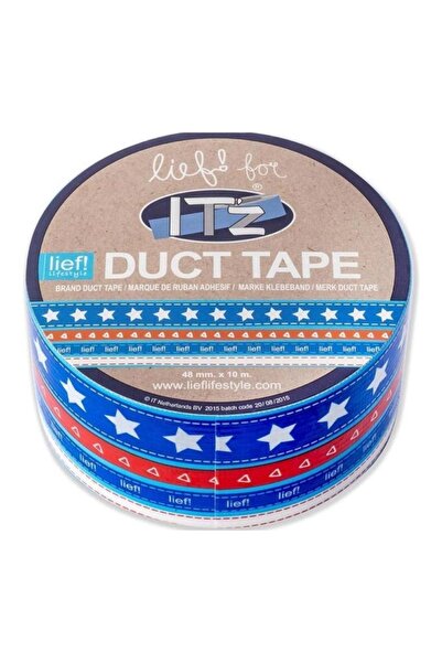 MC Micostore Decorative adhesive tape, 48mm x 10m, ITZ DucTape 45, Stars Lief...