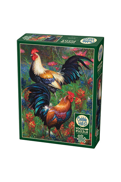 Cobble Hill Puzzle Cocosi (Koguty), ilustratie detaliata, calitate premium, m...