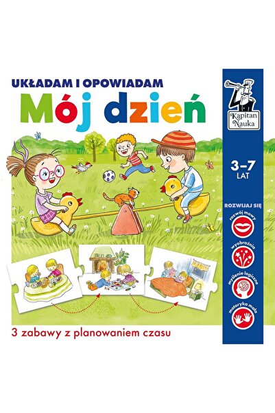 KAPITAN NAUKA Puzzle Moj Dzien multicolor 0x22x23cm