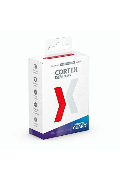 Ultimate Guard Set huse pentru carti de joc Cortex, rosu, 66x91mm, 100 buc.
