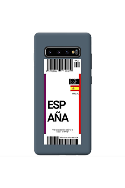 Other Samsung S10 Espana Arrival Dark Grey Colored Silicone TPU Θήκη