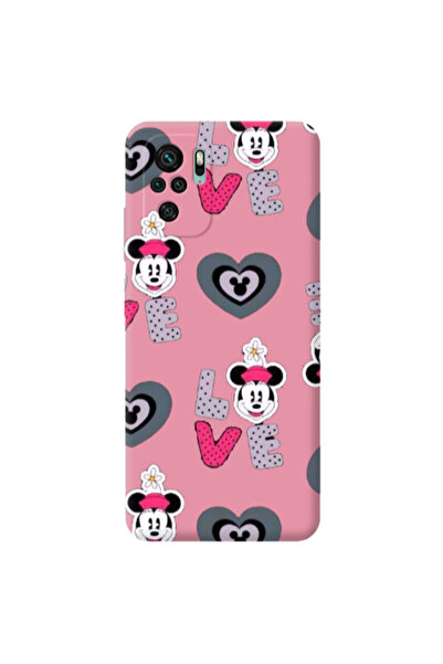 Other Xiaomi Redmi Note 10S Minnie Pink Colored Silicone TPU Θήκη