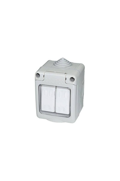 OEM Intrerupator dublu Gelux model Schuko cu protectie IP44 impotriva apei si...
