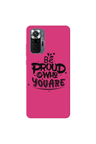 Other Xiaomi Redmi Note 10 Pro 4G Be proud of who you are Fuchsia Colored Sil...