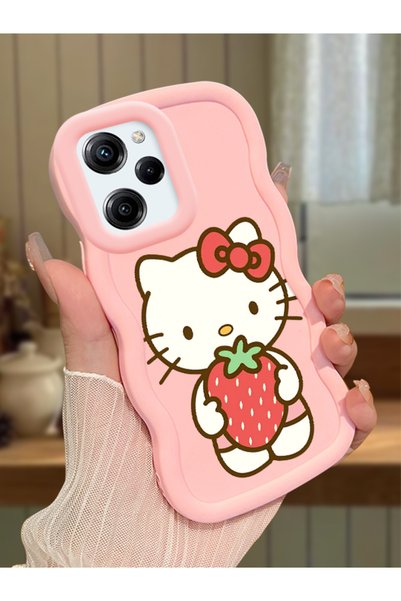 Hontinga Poco X5 Pro 5g Compatible Case Camera Protector Pink Silicone Couple...