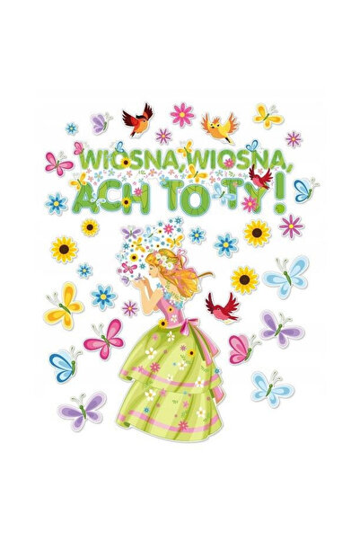 OEM LearnHow decorațiuni pentru ferestre Doamna Primavara set 32 piese