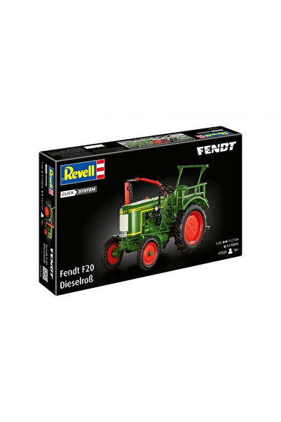 OEM Model Revell tractor asamblat Fendt F20 Dieselro Click System