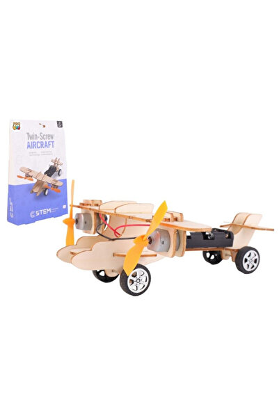 OEM Set STEM Pro Kids Cuda Mechaniki pentru construirea unui avion cu două mo...