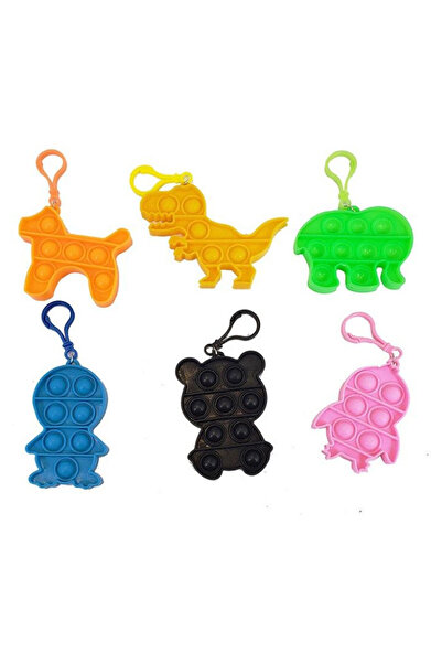 OEM Breloc Pop It Animal - Jucărie Fidget de la One for Fun, MIX de forme