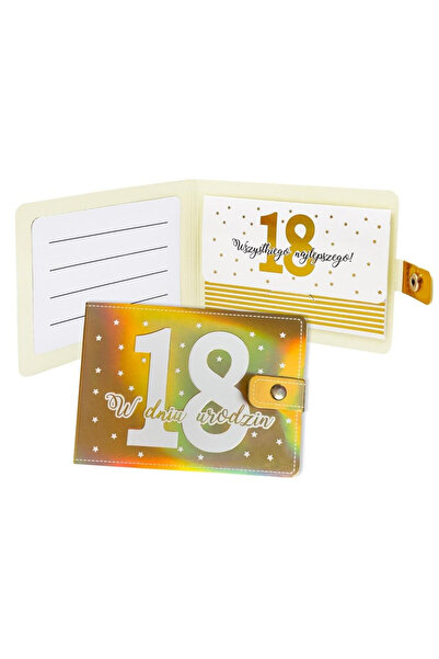 OEM Portofel pentru bancnote pentru a 18-a aniversare cu ștanțare la cald Kuk...