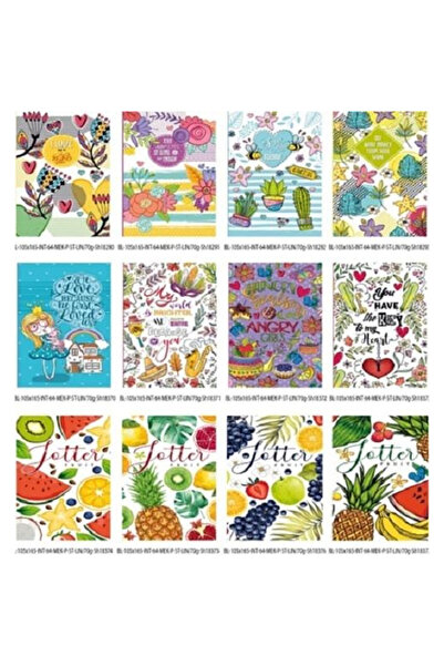 OEM Caiet decorativ Fresh 105×165 mm, 64 pagini, liniat, rigidizat
