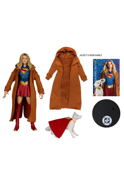 OEM McFarlane Toys Φιγούρα Supergirl με τον Krypto, αρθρωτή, πολύχρωμη, 17x7εκ.