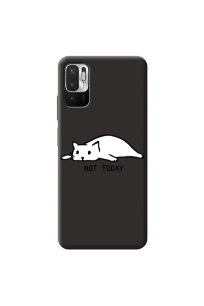 Other Xiaomi Redmi Note 10 Pro 5G Not Today Black Colored Silicone TPU Θήκη