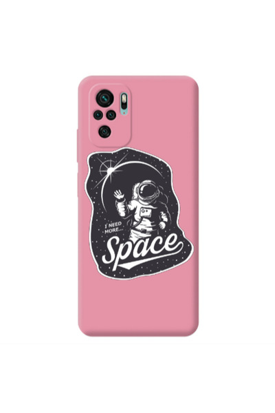Other Xiaomi Redmi Note 10S I need more spacee Pink Colored Silicone TPU Θήκη