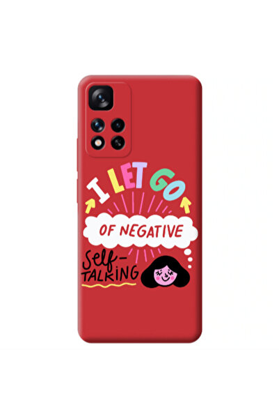 Other Xiaomi Redmi Note 11 Pro 5G Let go Self talking Red Colored Silicone TP...