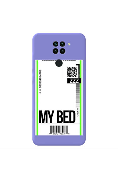 Other Xiaomi Redmi Note 9 My Bed ZZZ Purple Colored Silicone TPU Θήκη