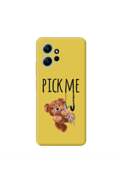 Other Xiaomi Redmi Note 12 4G Pick me Yellow Colored Silicone TPU Θήκη