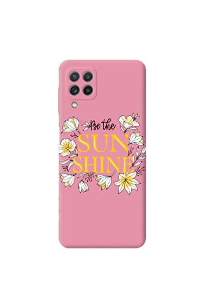 Other Samsung A22 4G Sun Shine Pink Colored Silicone TPU Θήκη