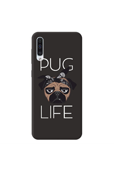 Other Samsung A50 Pug Life Black Colored Silicone TPU Θήκη