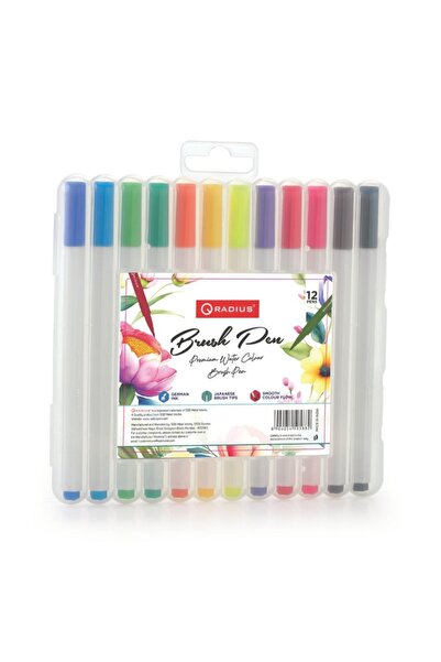 MC Micostore Carioci colorate 50588, 12 culori, brush, blister PVC rigid
