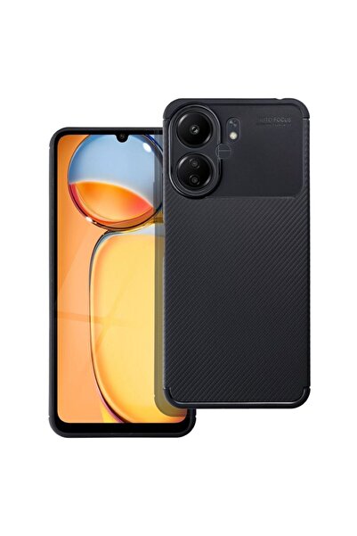 OEM Ανθεκτική Θήκη Carbon Premium Μαύρη (Xiaomi Redmi 13C / Poco C65)