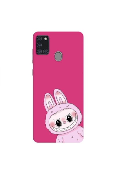 Other Samsung A21S Labubu 6 Fuchsia Colored Silicone TPU Θήκη