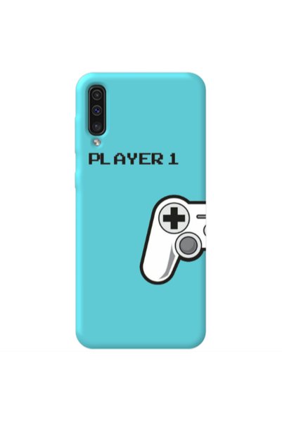 Other Samsung A70 Player 1 Turquoise Colored Silicone TPU Θήκη
