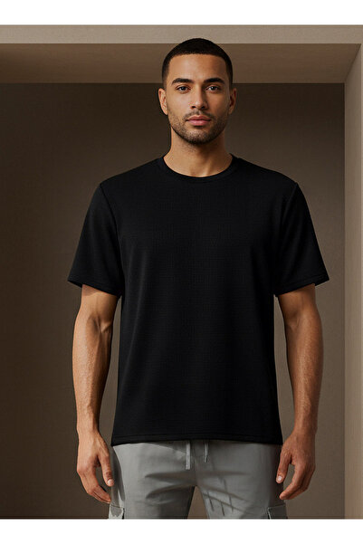 FAV تي شيرت Love Pangolin Men 2 Way Stretch ذو ملمس وافل للرجال