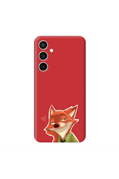 Other Samsung S24 Plus Valentines 15 Red Colored Silicone TPU Θήκη