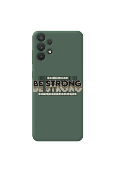 Other Samsung A32 4G Positivemind Dark Green Colored Silicone TPU Θήκη
