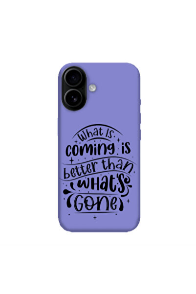 Other Apple Iphone 16 plus What is coming Purple Colored Silicone TPU Θήκη