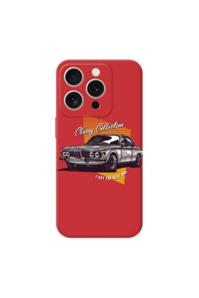 Other Apple Iphone 16 Pro Classy Collection Red Colored Silicone TPU Θήκη