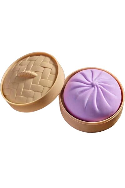 DBR Jucărie interactivă pentru copii, Dumpling Squishy, cu sclipici, set de r...